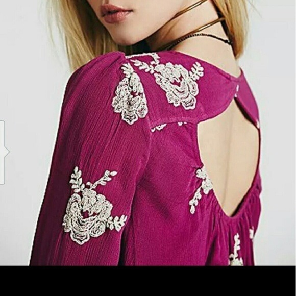Free People Embroidered Austin Dress - Picture 3 of 8